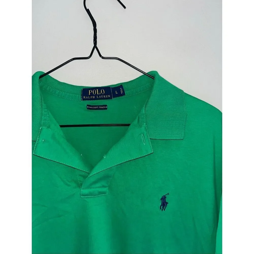 Polo Ralph Lauren Men’s Polo Pima Soft Touch Green Large